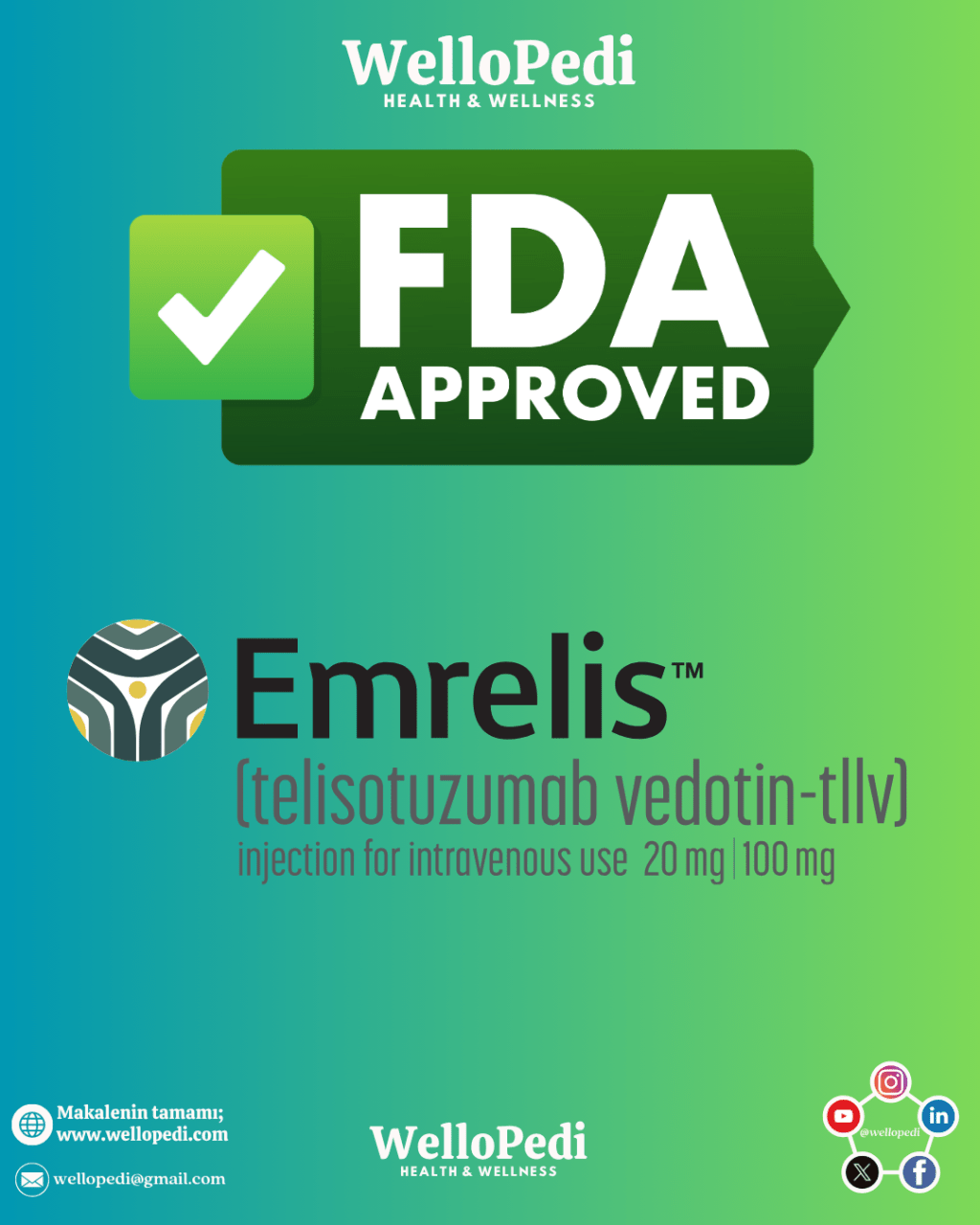 Emrelis telisotuzumab Vedotin-tllv’nin FDA Onayı: Yüksek c-Met Ekspresyonlu Akciğer Kanseri Hastaları İçin Yeni Bir&nbsp;Umut
