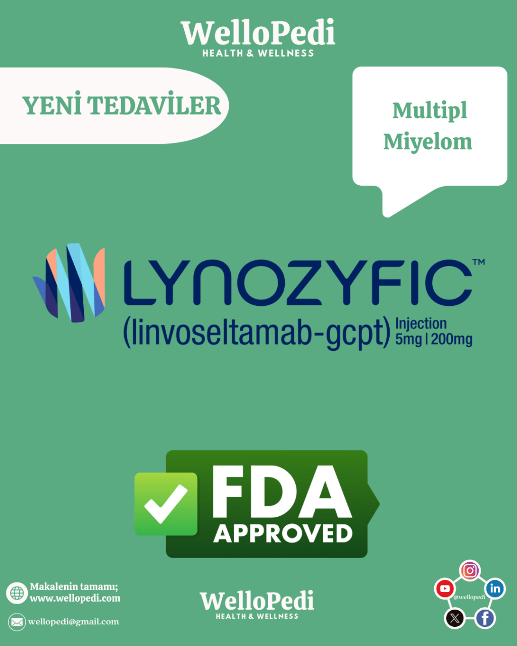 Lynozyfic (linvoseltamab-gcpt): Multipl Miyelom Tedavisinde Yeni Bir Dönüm&nbsp;Noktası